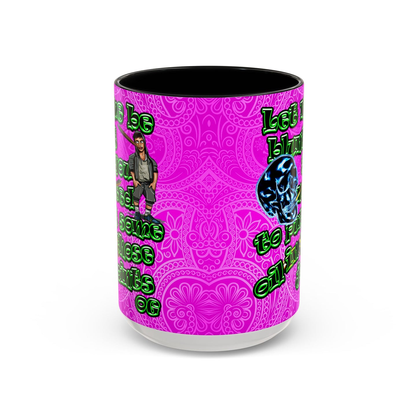 og - Accent Mug (pink swirl)