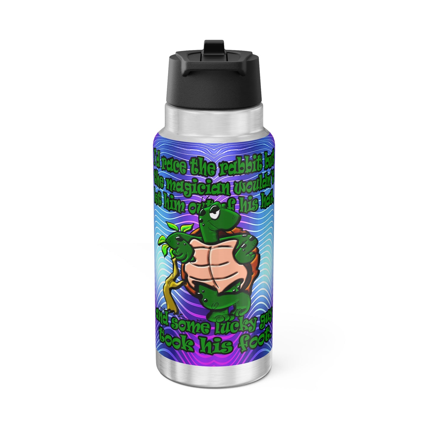 turtle race - Gator Tumbler, 32oz  (purple wave)