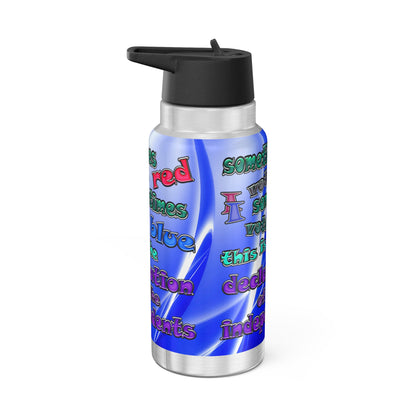 declaration of the independents - Gator Tumbler, 32oz (blue-white wave)