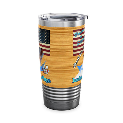 shoot for the stars - Ringneck Tumbler, 20oz (butterscotch wood finish)