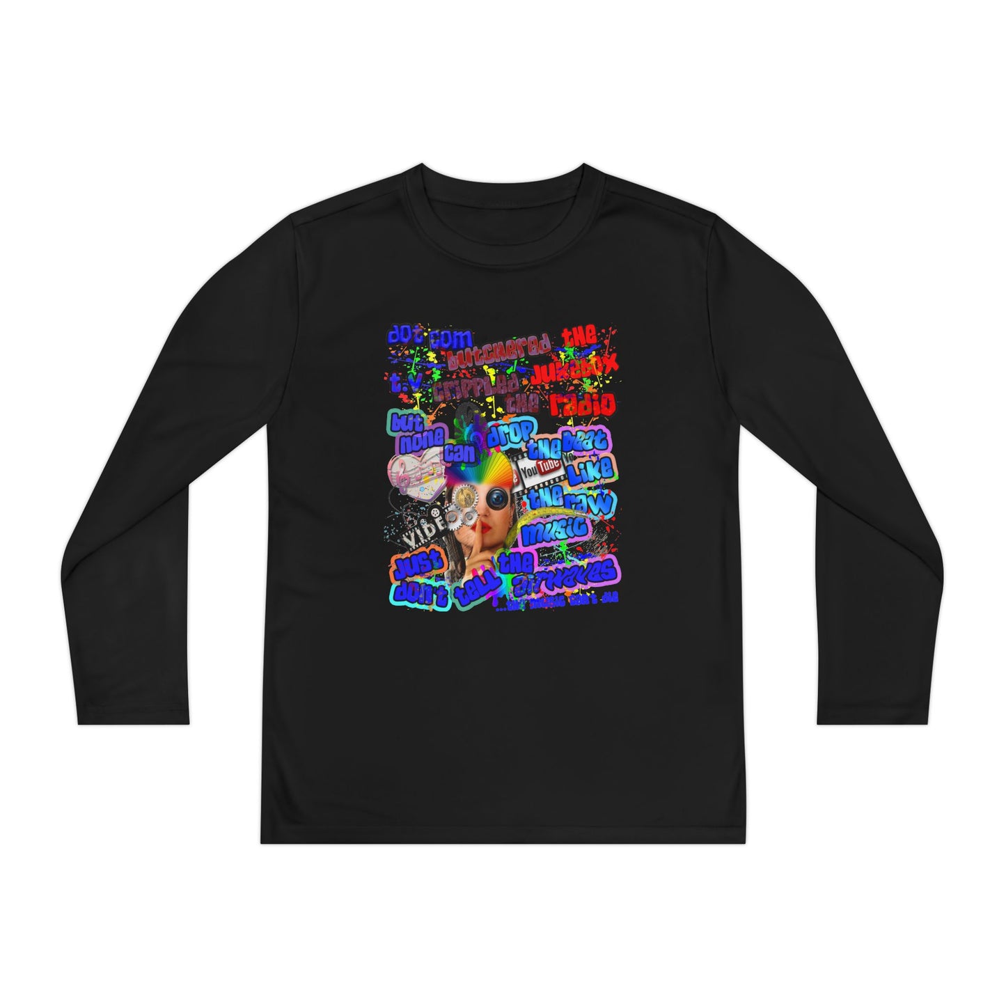 drop the beat - Youth Long Sleeve Competitor Tee