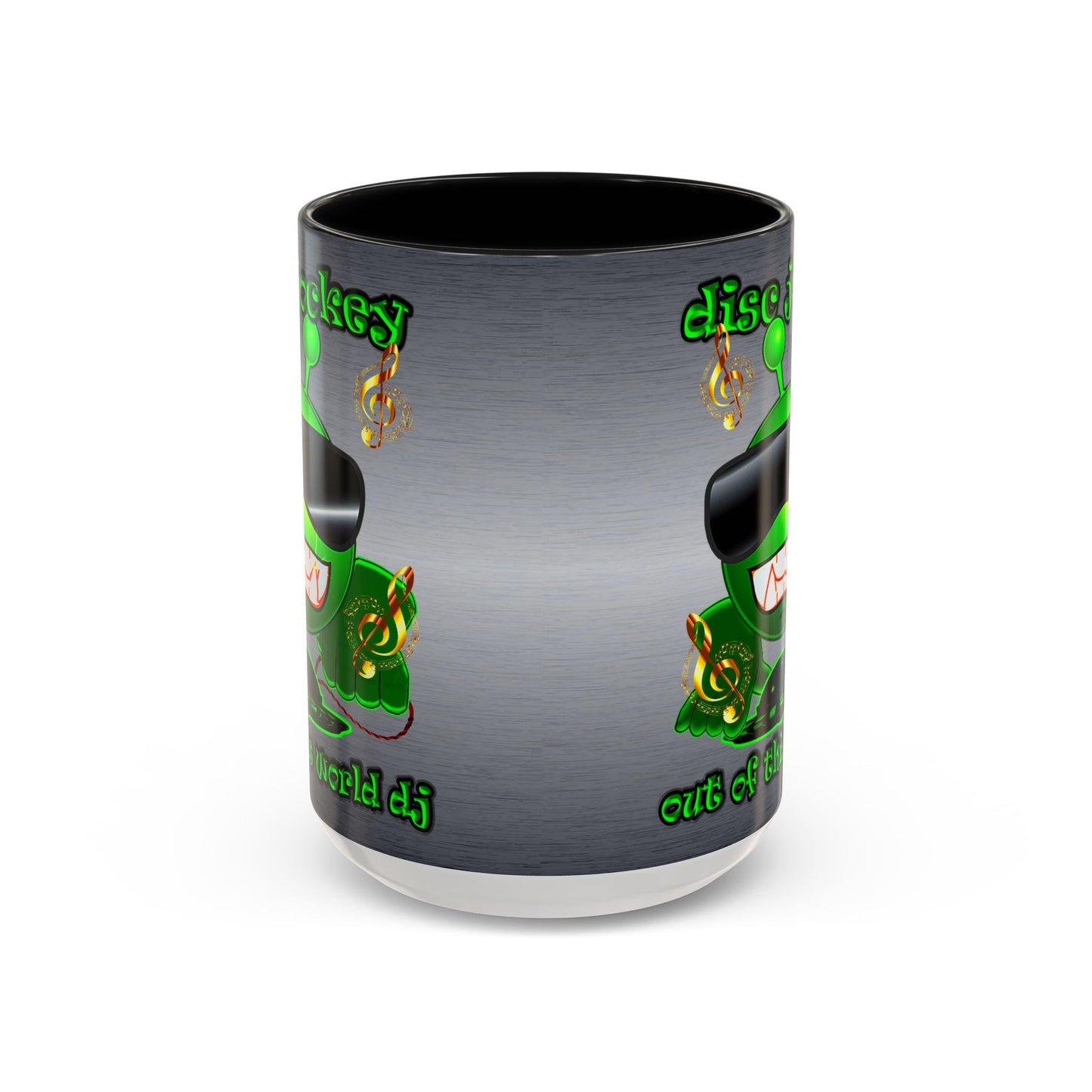 disc jockey - Accent Mug (brushed nickel)
