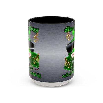 disc jockey - Accent Mug (brushed nickel)