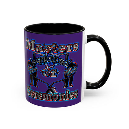 em cee squared - Accent Mug (purple)