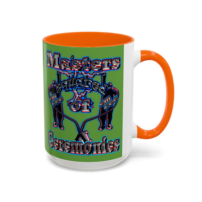 em cee squared - Accent Mug (green)