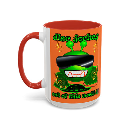 disc jockey - Accent Mug (crusta)