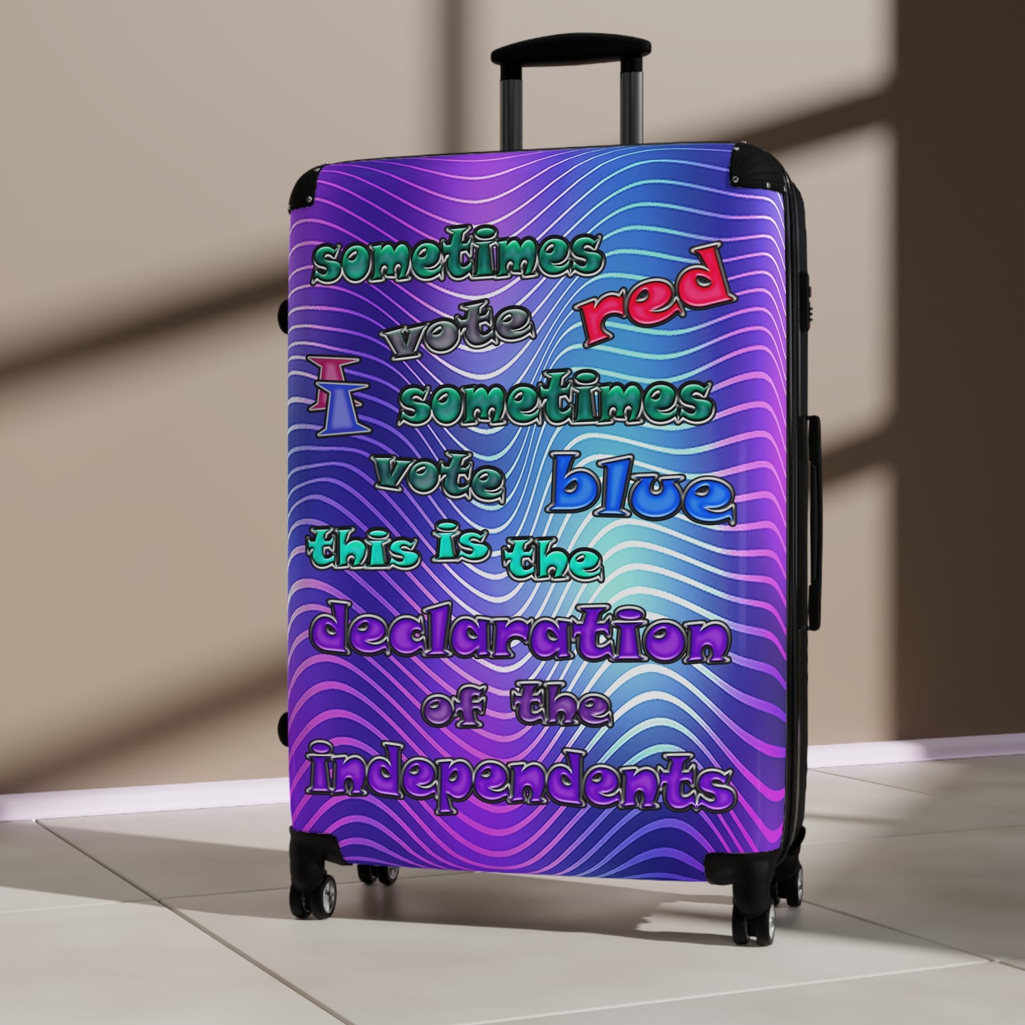 declaration of the independents - Suitcase (purple wave)