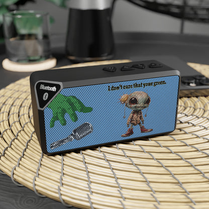 I don't care that your green - Jabba Bluetooth Speaker (light blue)
