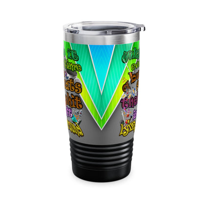 the bum's shit - Ringneck Tumbler, 20oz (rainbow split)