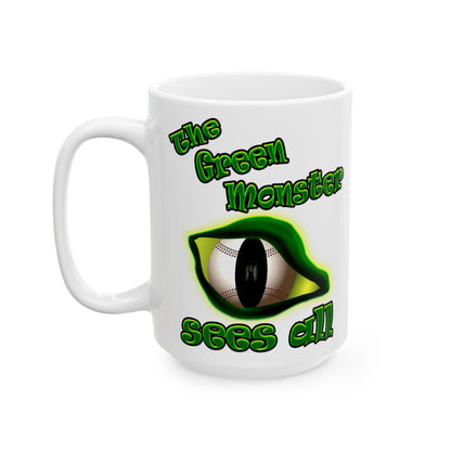 green monster - White Mug (white)
