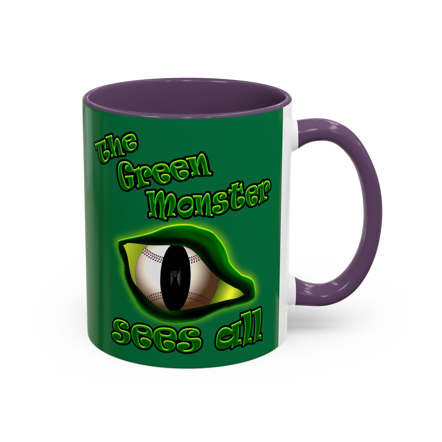 green monster - Accent Mug (dark green)