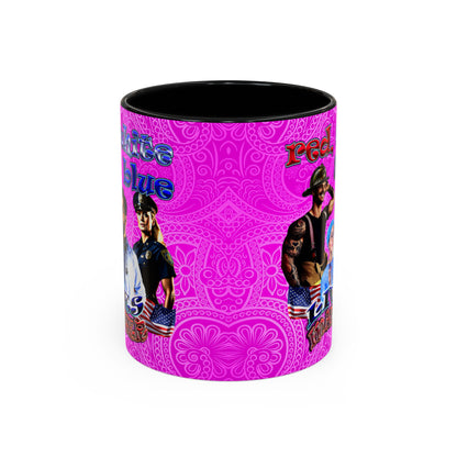 rw&b lives matter - Accent Mug (pink swirl)