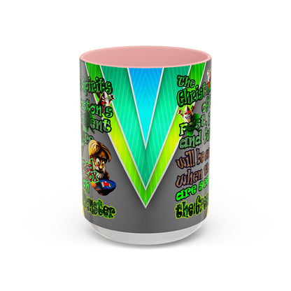 christmas spirits of boston - Accent Mug (rainbow split)