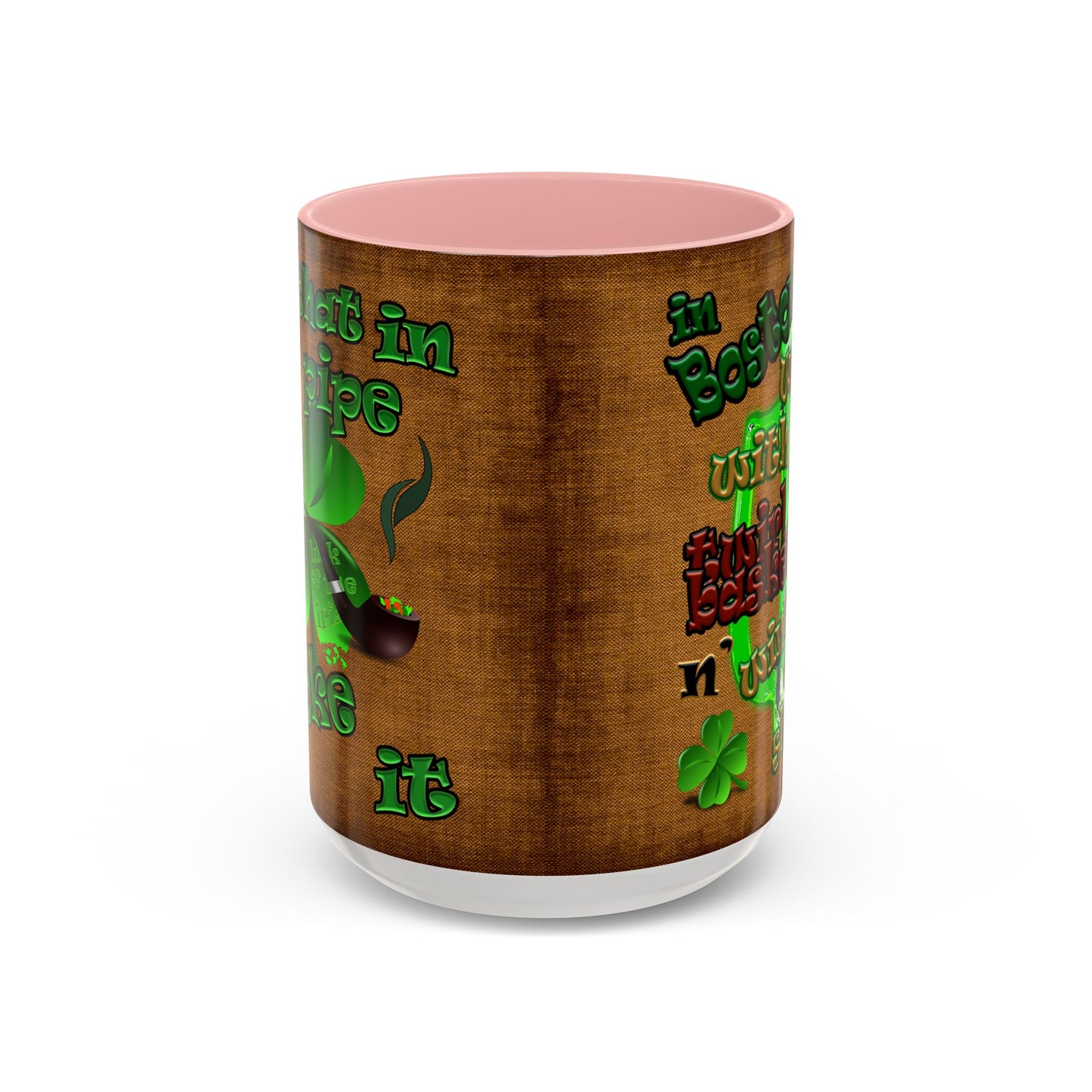 celtics logo - Accent Mug (brown papyrus)