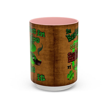 celtics logo - Accent Mug (brown papyrus)