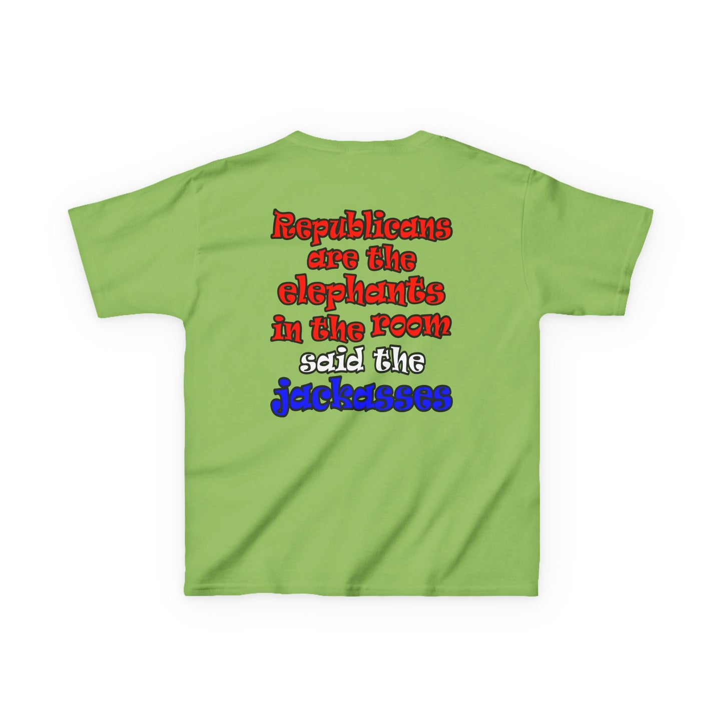 donkeys and elephants - Kids Heavy Cotton™ Tee