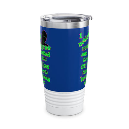 noticed you noticing - Ringneck Tumbler, 20oz (dark blue)