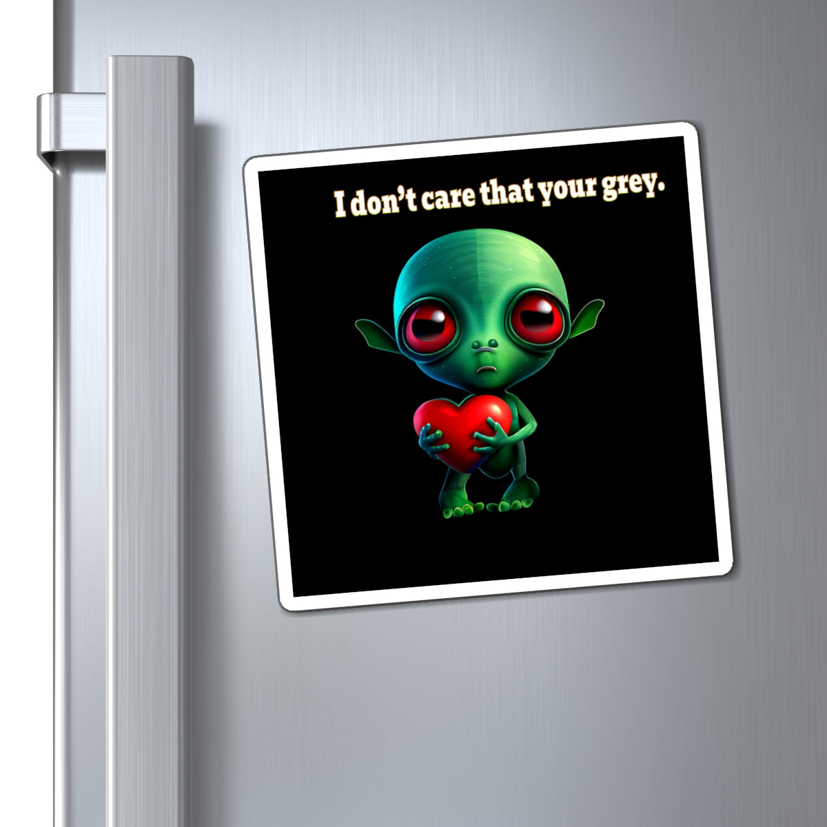 I don't care that your grey - Magnets - (black)