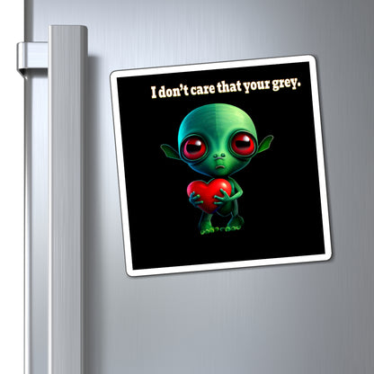 I don't care that your grey - Magnets - (black)