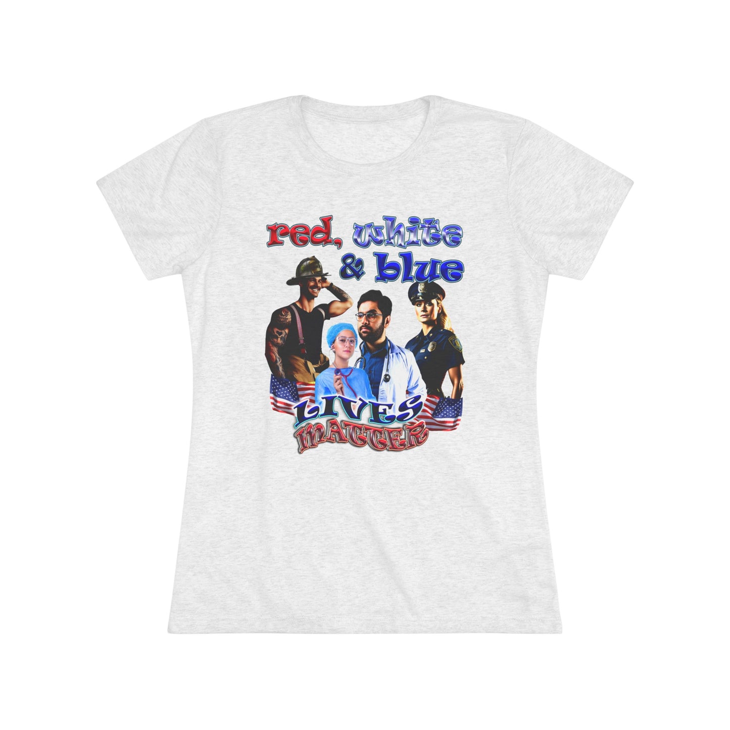 rw&b lives matter - Women's Triblend Tee