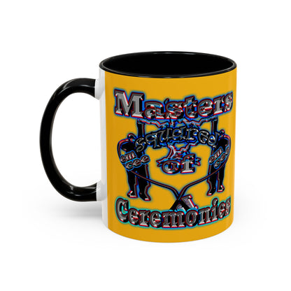 em cee squared - Accent Mug (yellow)