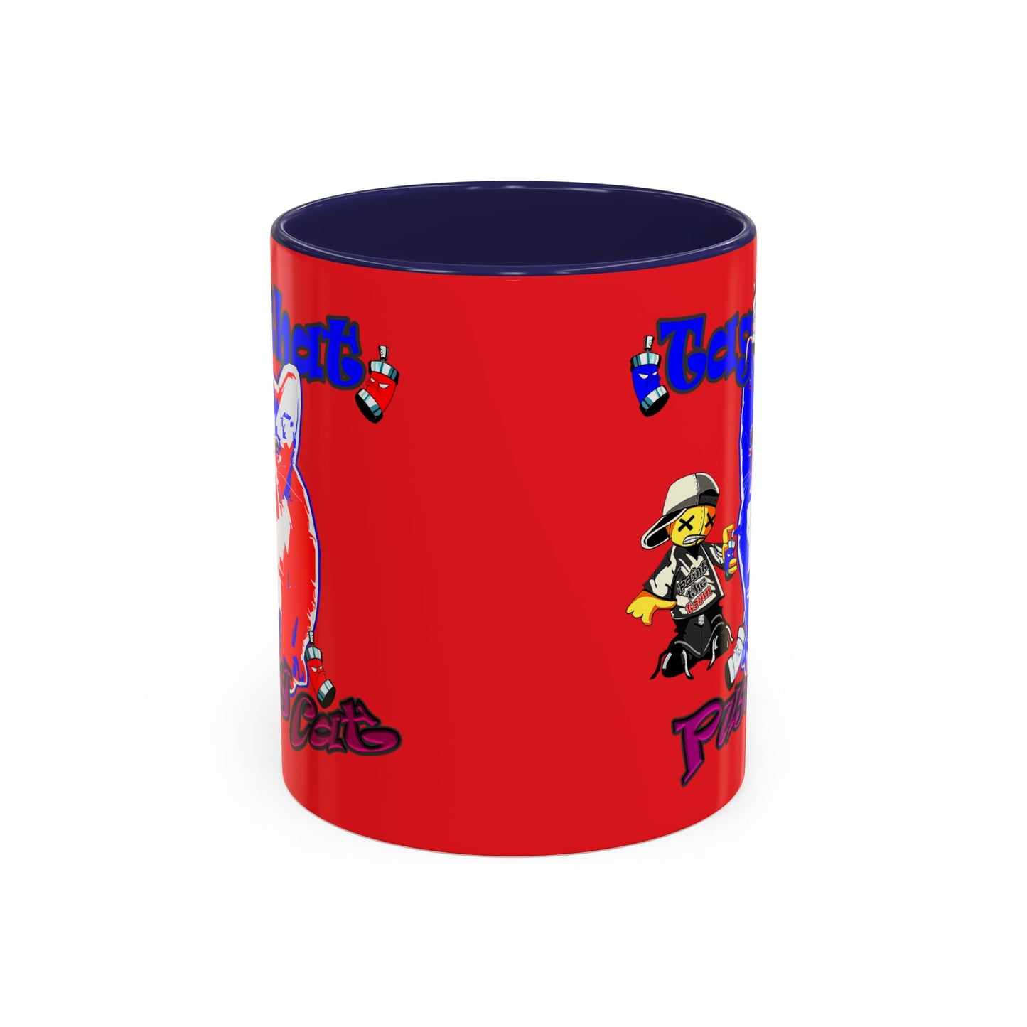 tag that - Accent Mug (red)