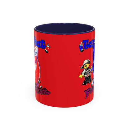 tag that - Accent Mug (red)