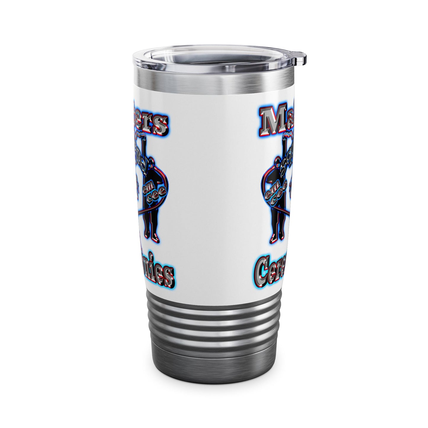 em cee squared - Ringneck Tumbler, 20oz (white)