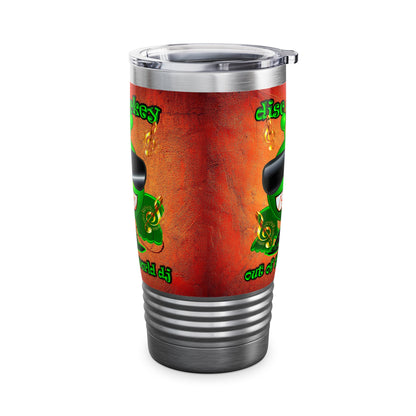 disc jockey - Ringneck Tumbler, 20oz (burnt orange)