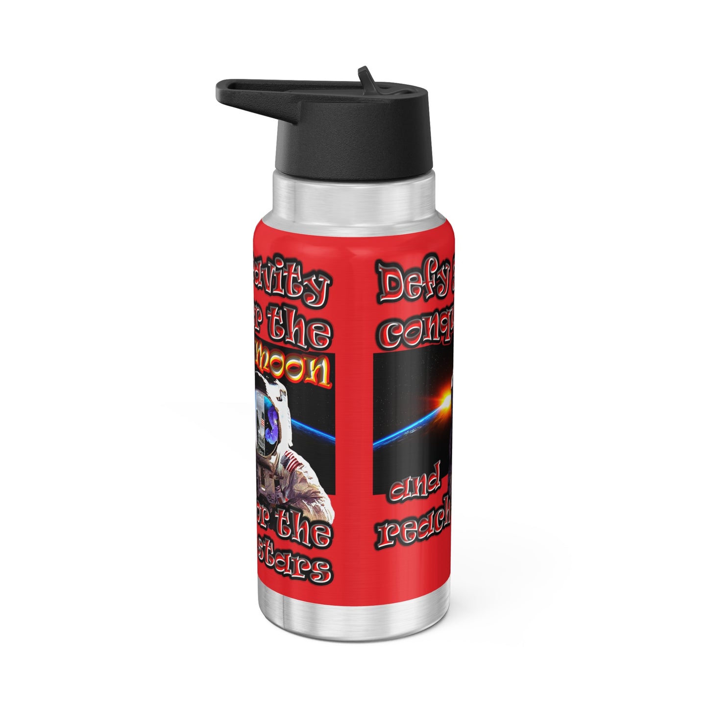 defy conquer reach - Gator Tumbler, 32oz (red)