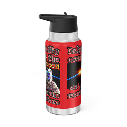 defy conquer reach - Gator Tumbler, 32oz (red)