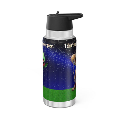 I don't care that your grey - Gator Tumbler, 32oz  ('snoops' background)