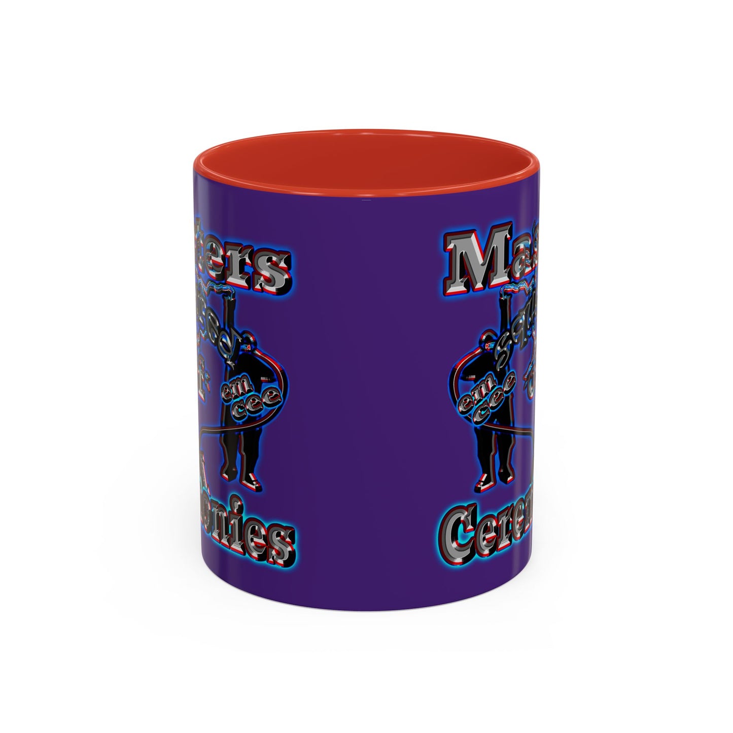em cee squared - Accent Mug (purple)
