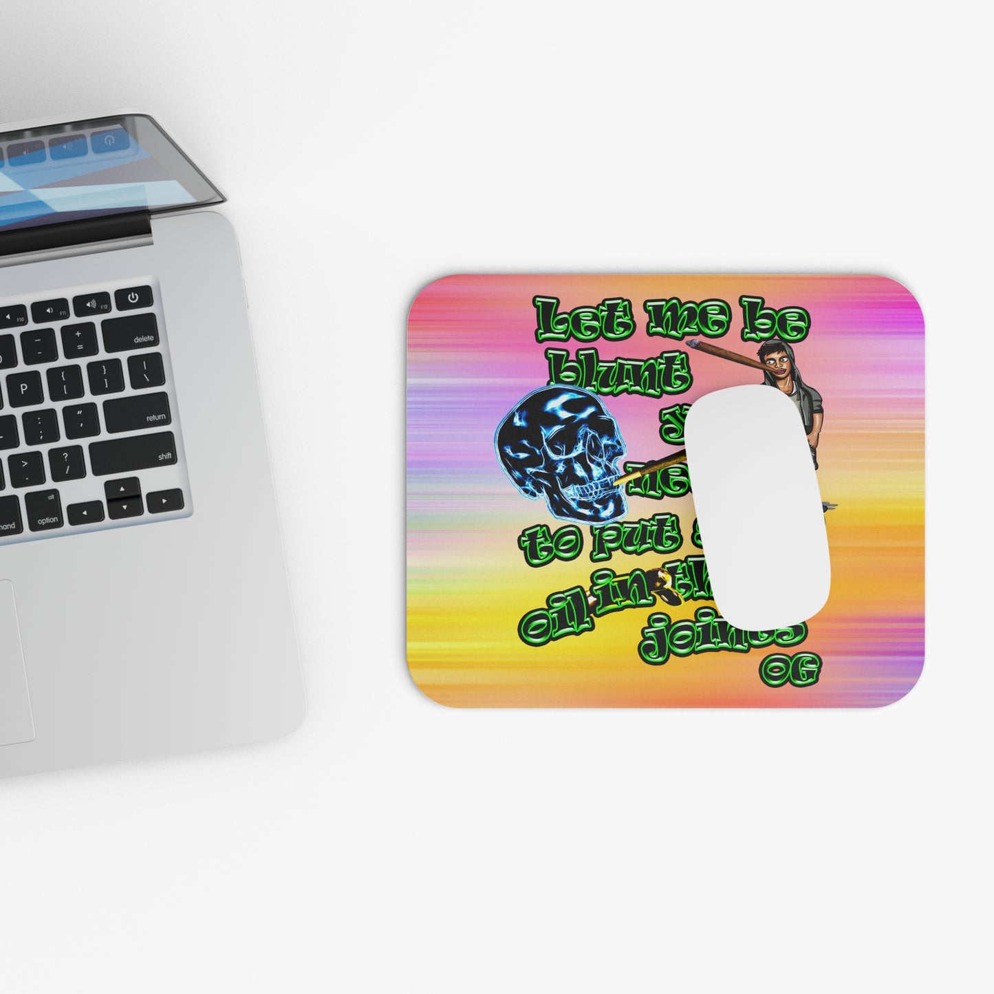 og - Mouse Pad (Rectangle) (color blur)