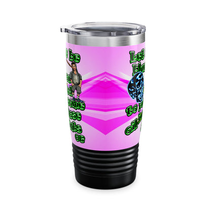 og - Ringneck Tumbler, 20oz (light blue-pink wave)