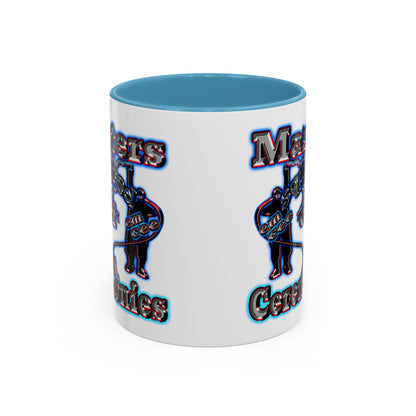 em cee squared - Accent Mug (white)