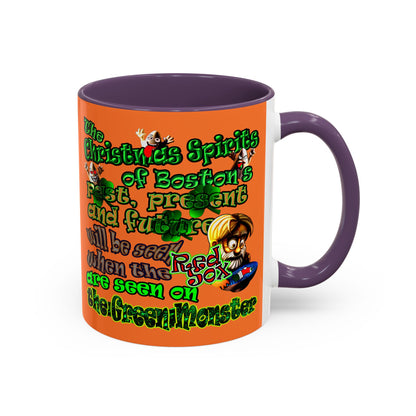 christmas spirits of boston - Accent Mug (crusta)