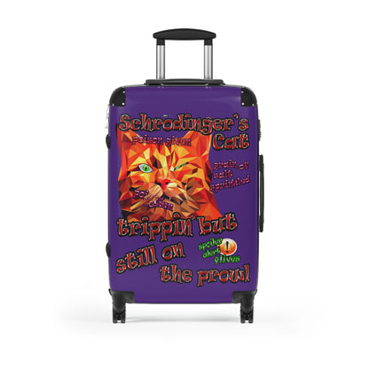 schrodinger's cat - Suitcase (purple)
