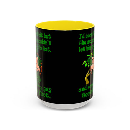 turtle race - Accent Mug (black)