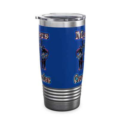 em cee squared - Ringneck Tumbler, 20oz (dark blue)