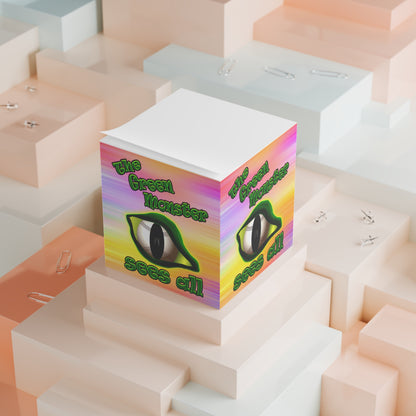 green monster - note cube (color blur)