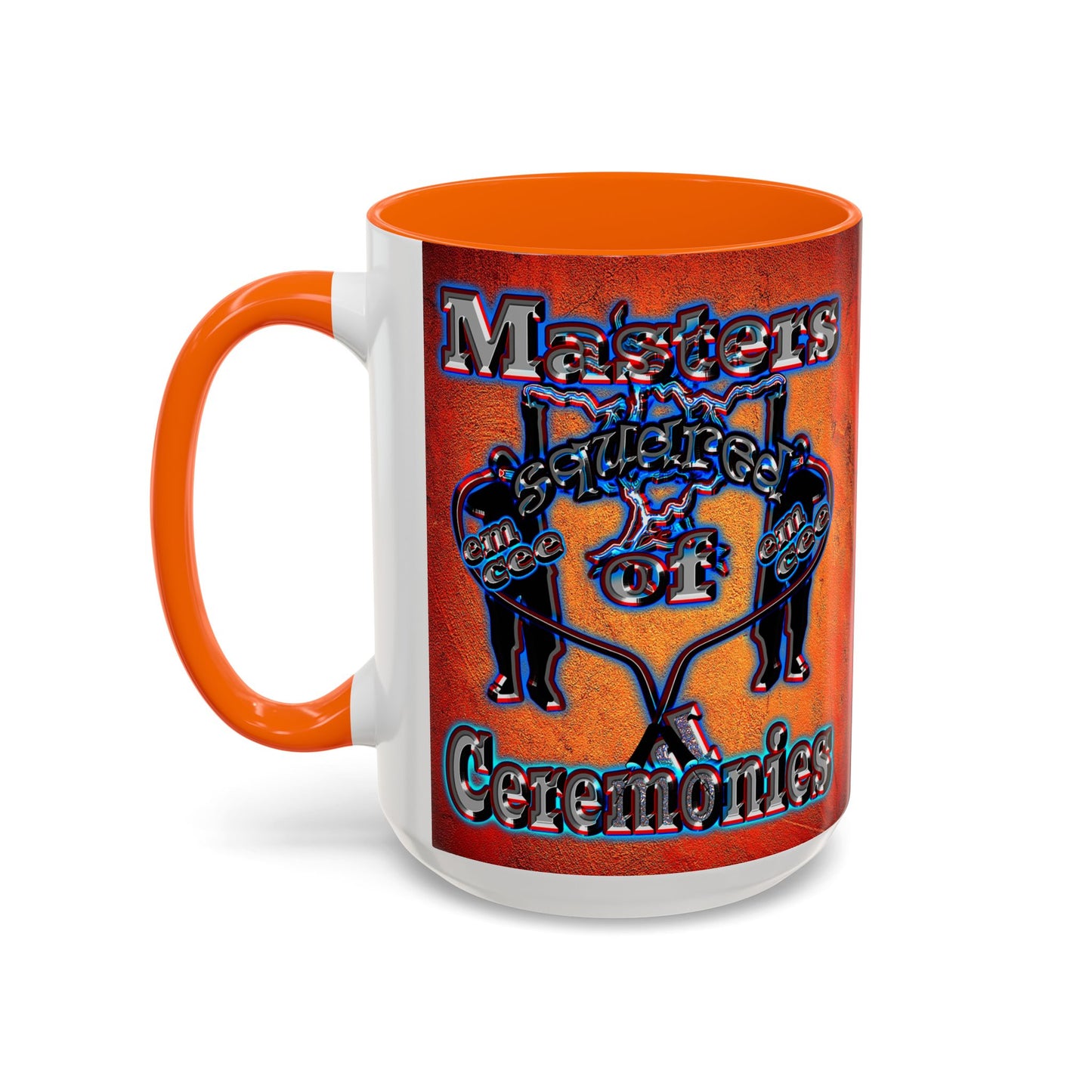 em cee squared - Accent Mug (burnt orange)