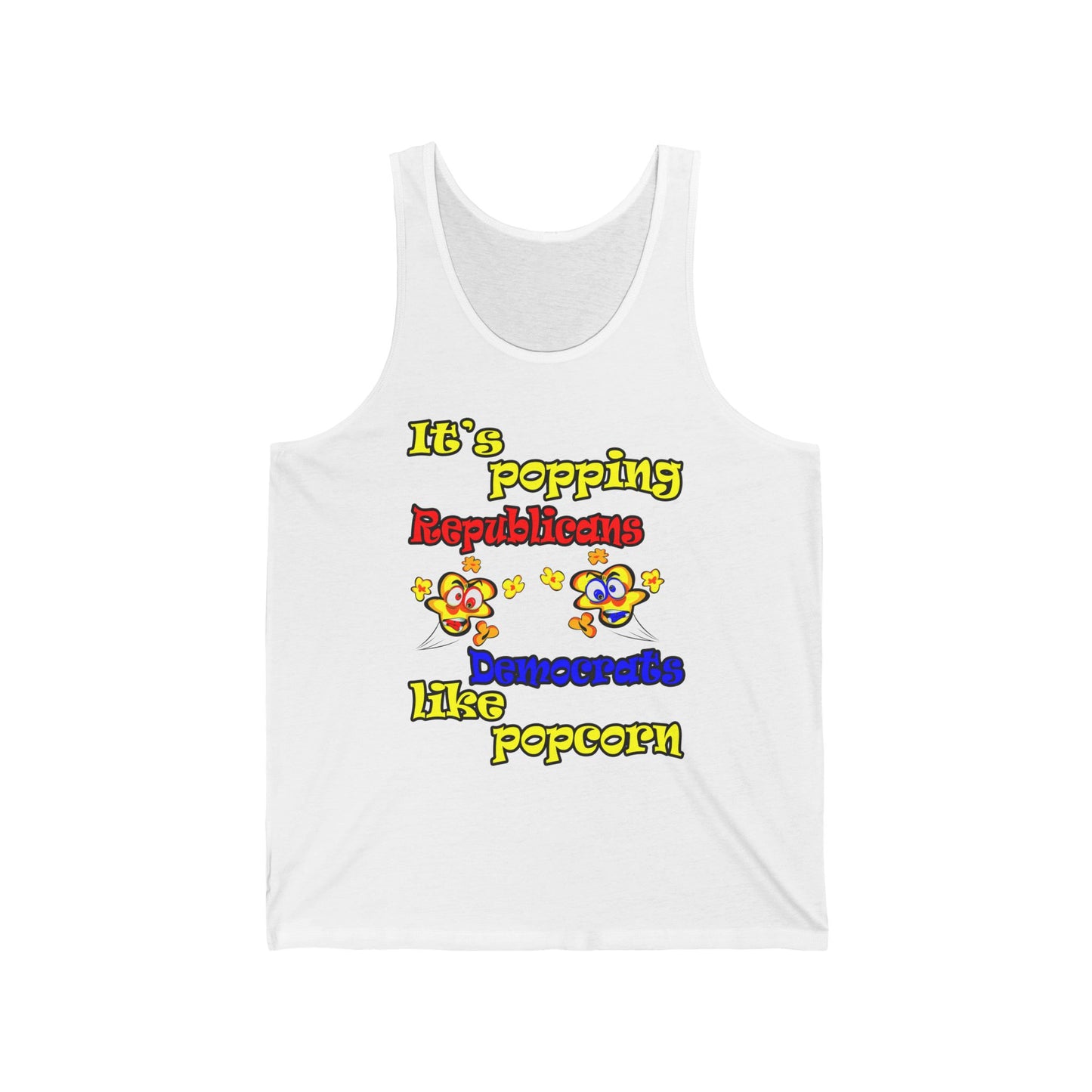 popping like popcorn - Unisex Jersey Tank