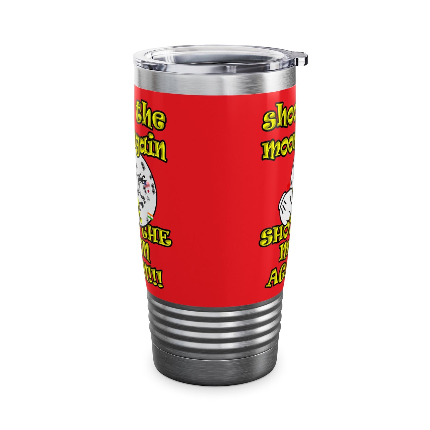 shoot the moon again - Ringneck Tumbler, 20oz (red)
