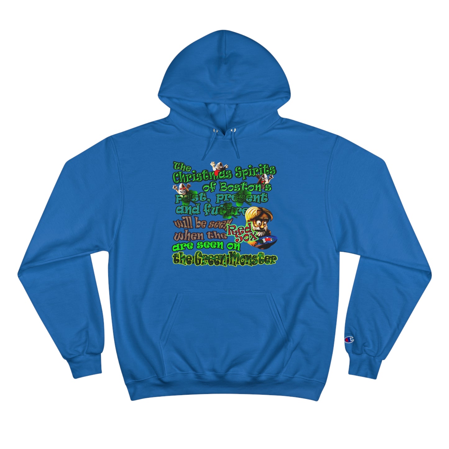 christmas spirits of boston - Champion Hoodie