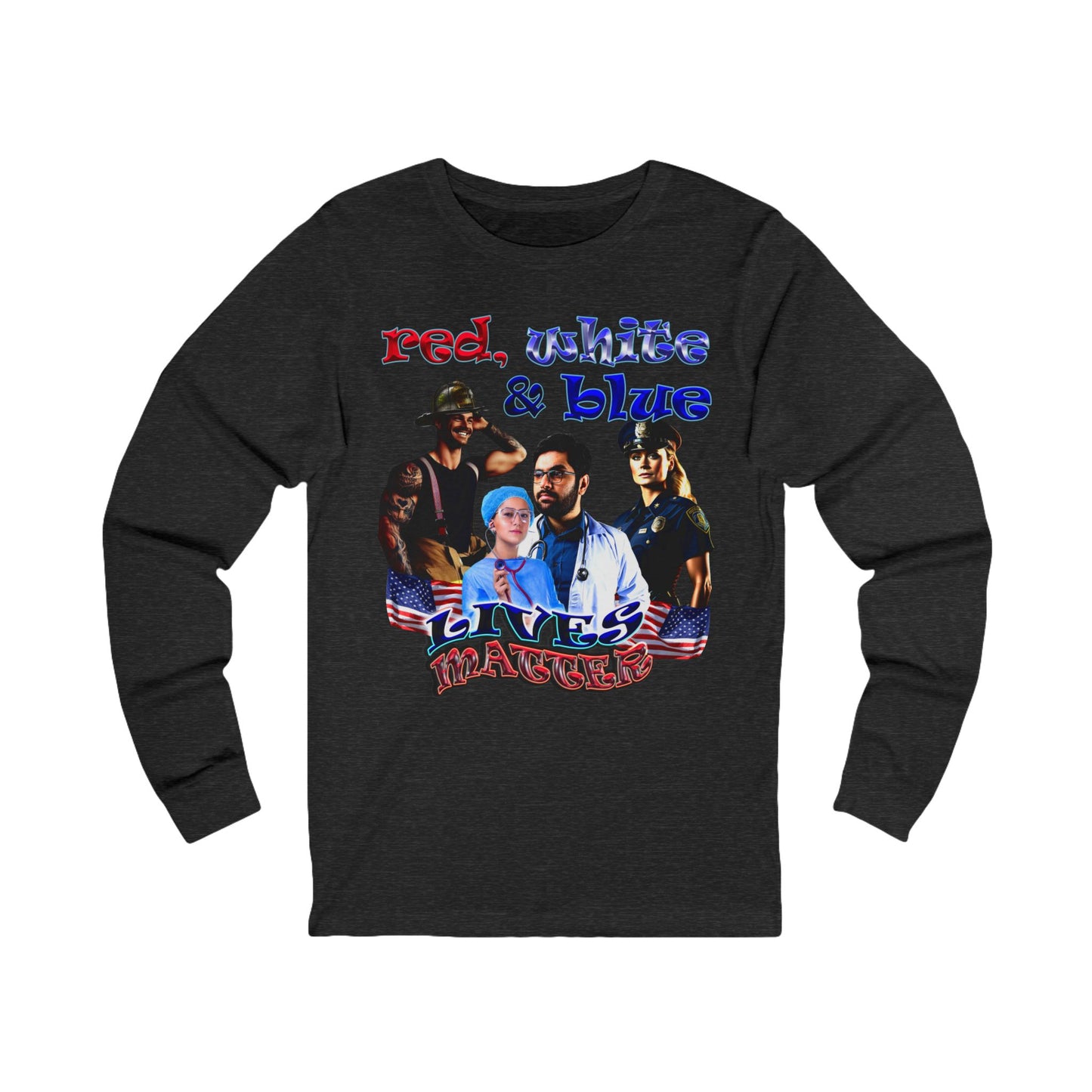 rw&b lives matter - Unisex Jersey Long Sleeve Tee