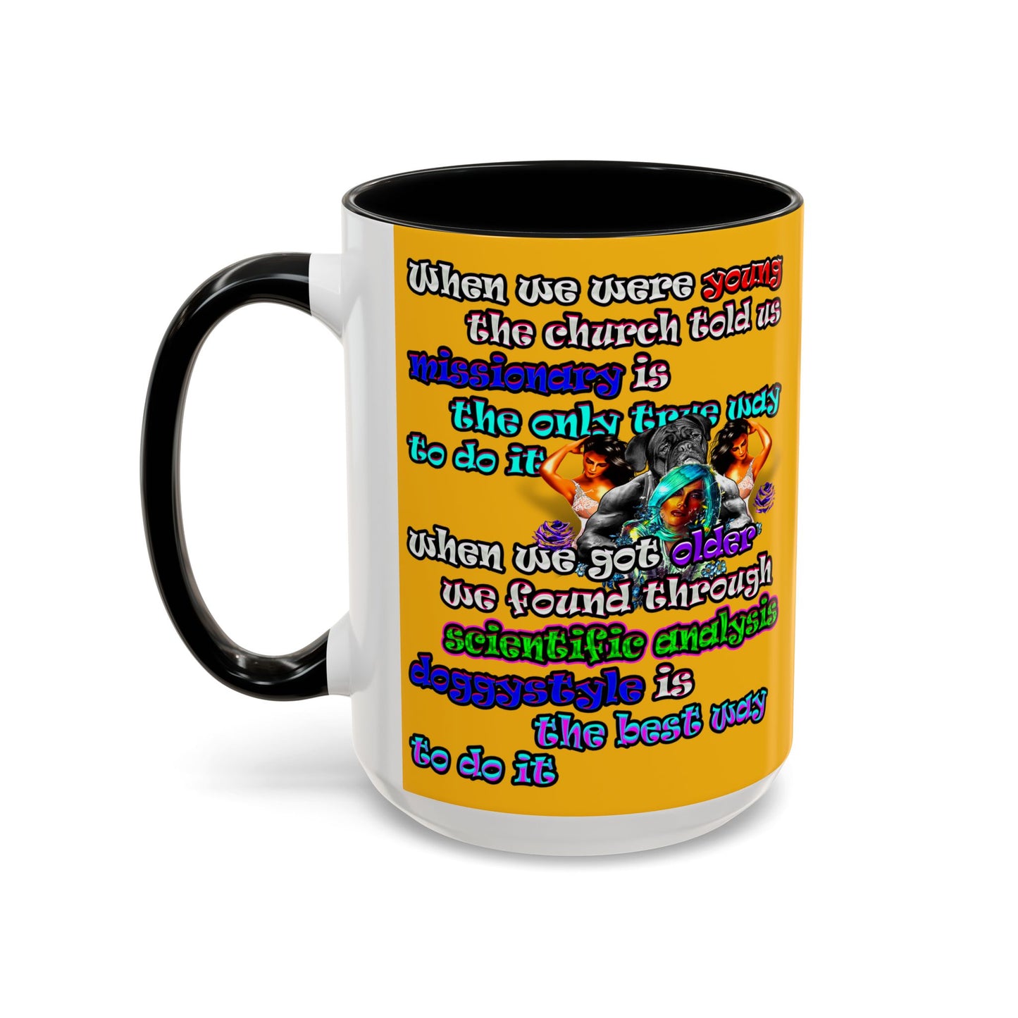 doggystyle - Accent Mug (yellow)