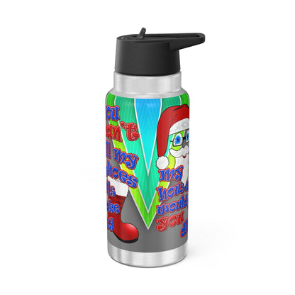 santa's shoes - Gator Tumbler, 32oz  (rainbow split)