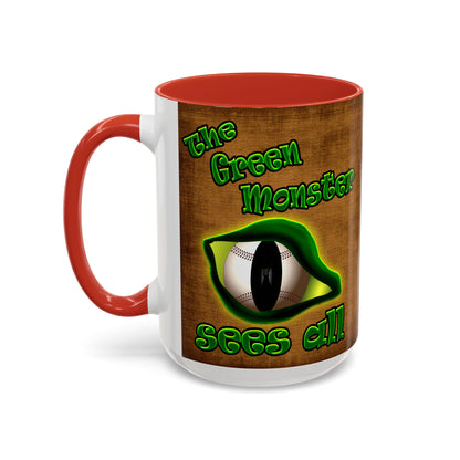 green monster - Accent Mug (brown papyrus)