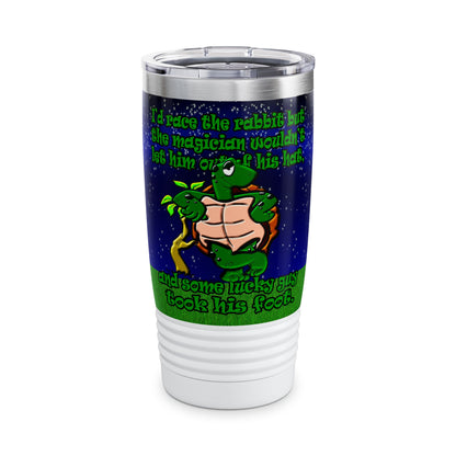 turtle race - Ringneck Tumbler, 20oz ('snoops' background)